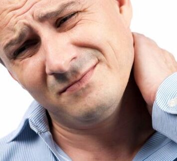 Pain and aches in the neck are symptoms of vertebral osteochondrosis